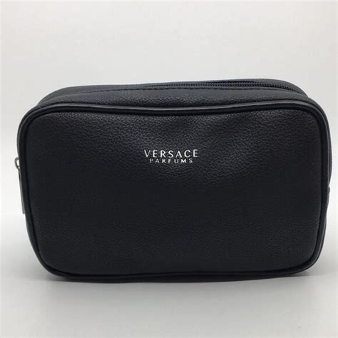 versace black makeup bag